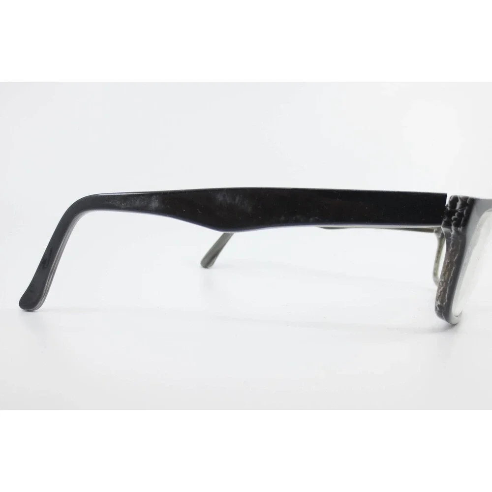 Aristar Charmant AR18641 Eyeglass Frames Black Grey Striped Rectangular 145mm